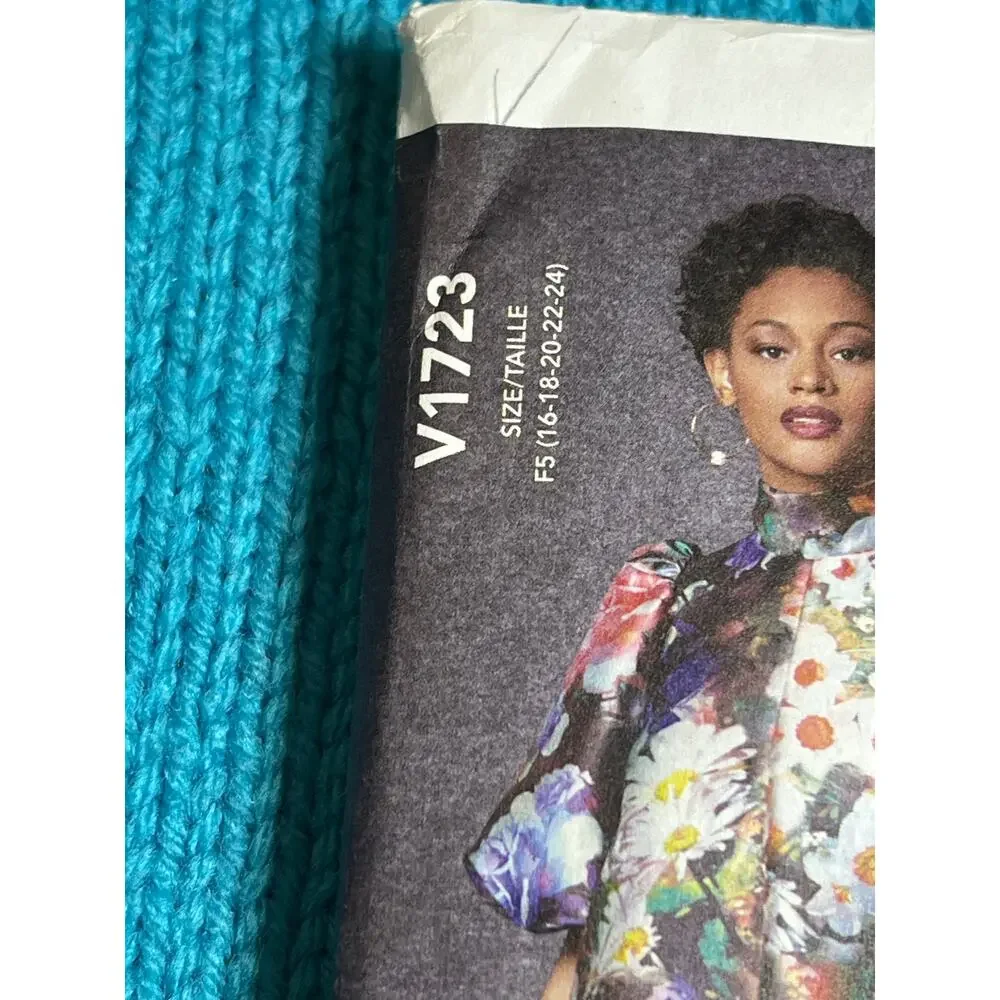 Vogue 1723 pattern Dress A line puff sleeves size 16 18 20 22 24
